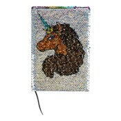 Wholesale - AFRO UNICORN SILVER SEQUIN JOURNAL C/P 48, UPC: 193466050860